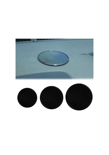 Sones 10 Adet 8 Cm Araç Yuvarlak Güçlü Yapışkan Kaymaz Pu Mat