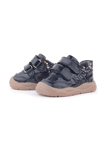 Rakerplus Schaggy Hakiki Deri Siyah Rugan Bebek Spor Ayakkabı Siyah