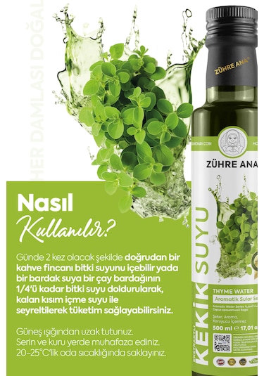 Ekstraktlı Kekik Suyu 500 Ml