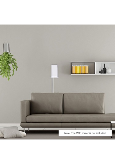 Yuntech01 Linksys Velop Dual-band Wifi İçin Beyaz Abs İç Mekan Ayaklığı - Tekli Paket Df1010 Beyaz