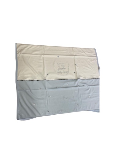 Babydoll Battaniye Gaye Teddy Bear-11740 Mavi