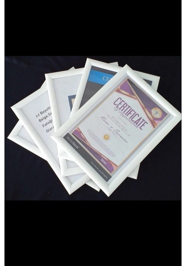 5li Beyaz A4 Çerçeve Seti