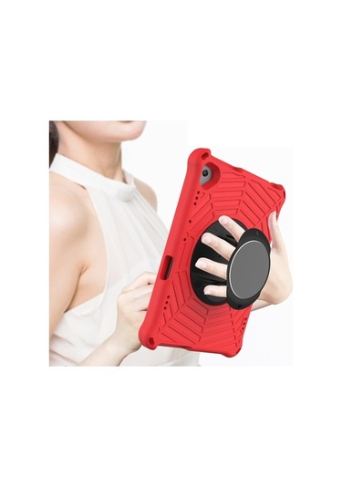 Didadodo Lenovo Uyumlu Tab M10 Tb-x505f & Tb-x605f / P10 Tb-x705f Spider King Omuz Askılı Tutucu & Kılıf Kılıf