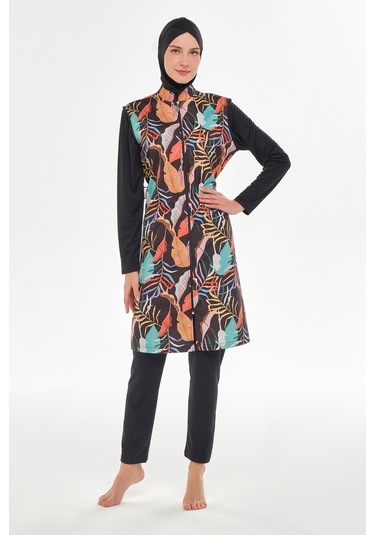 Tam Kapalı Tesettür Mayo 3302 Siyah Siyah