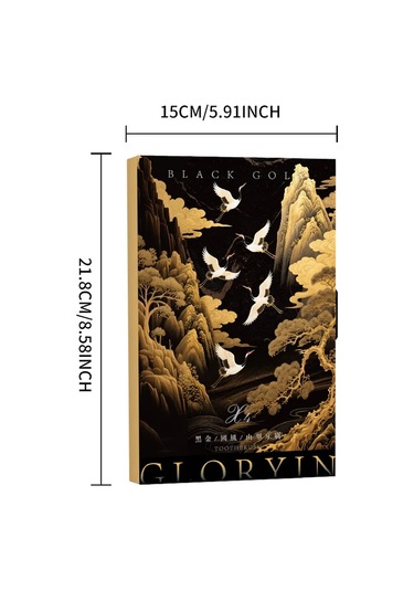 Yuqing 4 Parçalı Hediye Kutusu Siyah Altın Serisi Çin Tarzı,