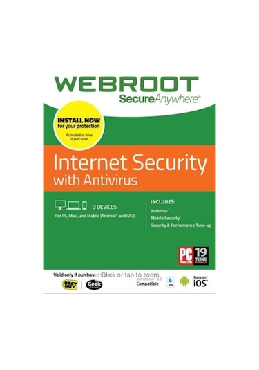 Webroot Secure Internet Securty 3 PC 2 Yıl