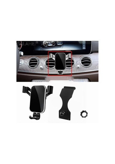 Shineyee Mercedes-benz E Sınıfı W213 2017 Siyah İçin Araç Cep Telefonu Tutucu Diğer