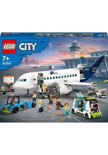 LEGO® City 60367 Yolcu Uçağı Yaratıcı Oyuncak Yapım Seti 930 Parça