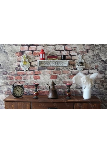 Neiwel Vintage Duen Eskitme Beyaz Raf