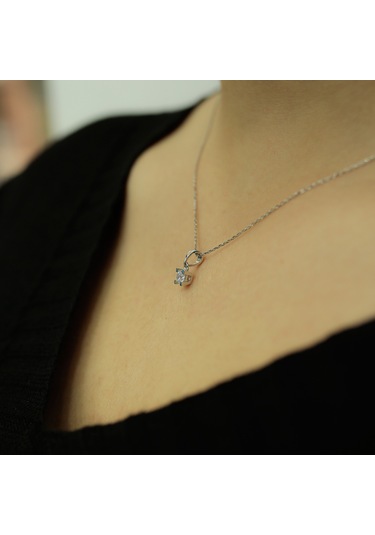 Lova 0,20 Karat Pırlanta Tektaş Kolye - 2010002