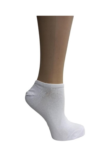 ERKEK SNEAKER ÇORABI-BEYAZ Beyaz