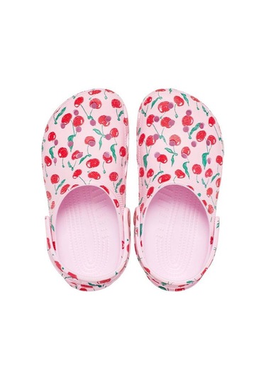 Crocs Classic Fresh Fruits Clog K Çocuk Sandalet 211020-6zw Pembe