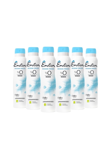 Emotion Ocean Fresh Kadın Sprey Deodorant 6 x 150 ML