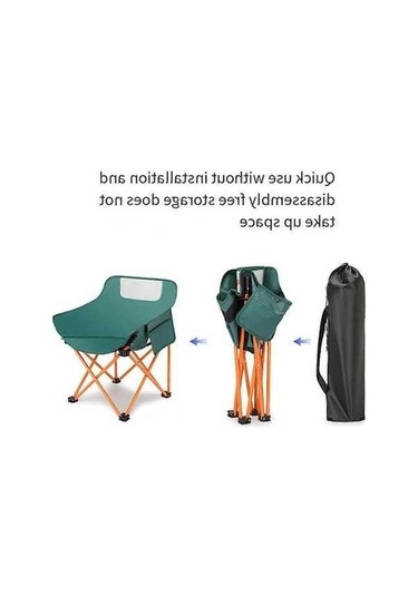 Bloomnest Taşınabilir Katlanır Kamp Sandalyesi, Beyaz Alüminyum Çerçeve, A455 Altın-siyah Yürüyüş Ve Plaj İçin Kullanışlı, Ücretsiz Kurulumlu, Hafif Ve Dayanıklı Kamp Sandalyesi Altın - Siyah