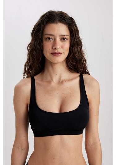 DeFacto Regular Fit Bikini Üstü-Fall in Love T5226AZ24SMBK81