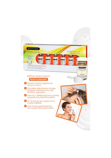 Morfose Saç Dökülmesine Karşı Serum 6 x 10 ML