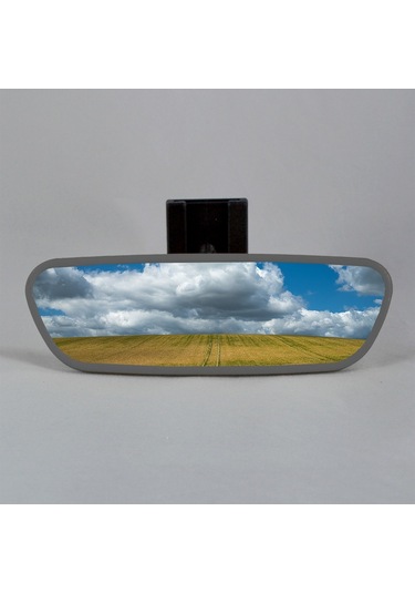 Pırlanta-3 Dik Kollu Universal Dikiz Aynası 17X5 Cm Kırmızı