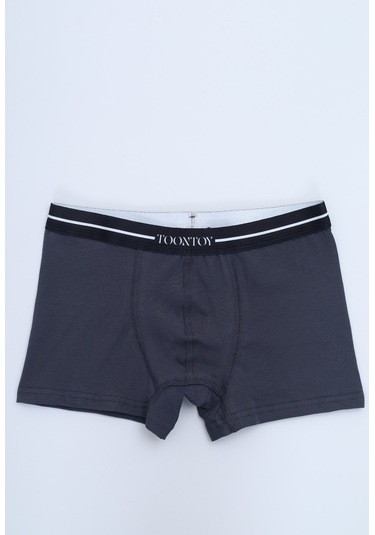 Toontoy Erkek Çocuk Yazı Baskılı 4lü Paket Boxer Çok Renkli