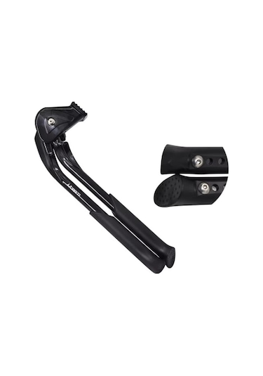 Vona Cl-ka56 Orta Park Ayağı Çift Açılır Kickstand Siyah