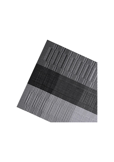 Suntek Magideal 10 Adet Akşam Yemeği Amerikan Servisi Pvc Mat Isıya Gri