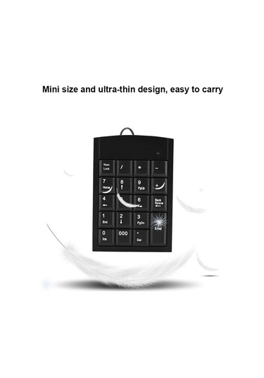 Usb Sayısal Tuş Takımı, Dizüstü Bilgisayar, Pc Bilgisayar İçin Taşınabilir Mini Sayısal Tuş Takımı Sayısal Tuş Takımı
