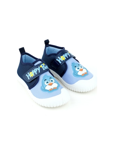Gezer Yazlık Erkek Çocuk Keten Happy Bird Cırt Cırtlı Ayarlanabilir Ayakkabı Ga2ypm.03342.00.2a2.0a Mavi