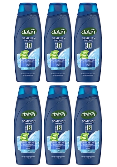 Dalan Şampuan Aloe Vera Özlü Kepeğe Karşıt Etkili 450 Ml X 6 Adet