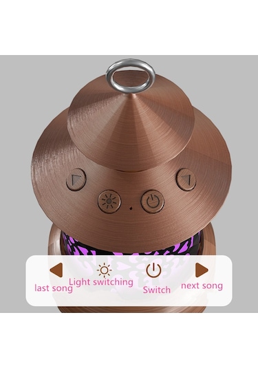 Concord L33 7 Farklı Işıklı Radyolu Nostaljik Taşınabilir Bluetooth Hoparlör