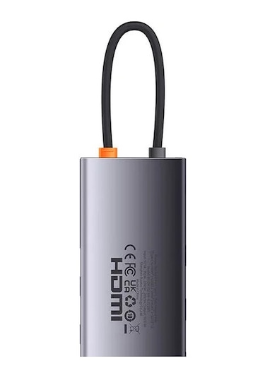 Baseus Starjoy 8-port Multifonksiyonel 8in1 Type-c Hub Adaptör D