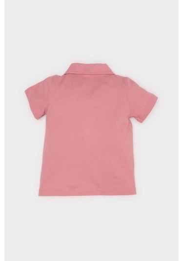 DeFacto Erkek Bebek Polo Yaka Baskılı Pike Kısa Kollu Tişört E5314A525SMBR96