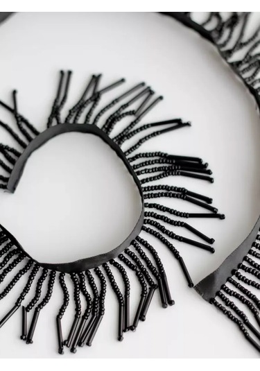 Slubov'u Boncuk Bağı Süsleme, Dekoratif, 1m, 4cm Genişlik 219920151