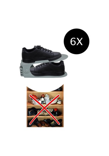 Ayakkabı Rampası Ayarlanabilir 6'lı Şeffaf