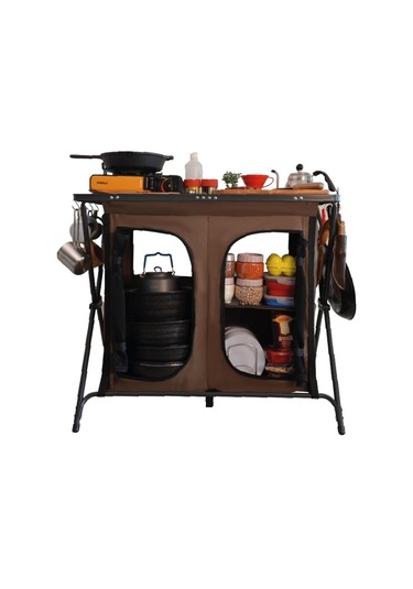 Campout Çift Kapılı Kamp Mutfağı
