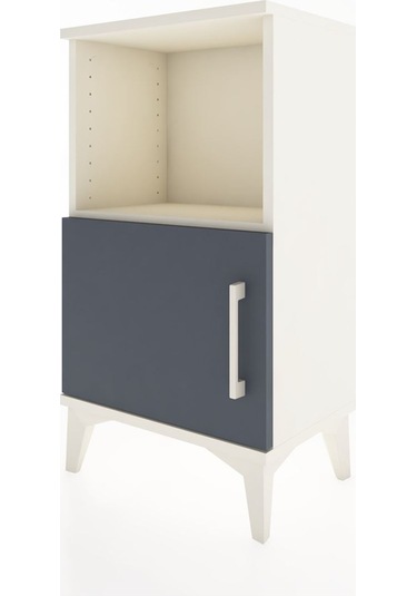 Arges Komodin 2 Raflı 44x30x80 Aytaşı-antrasit Aytaşı