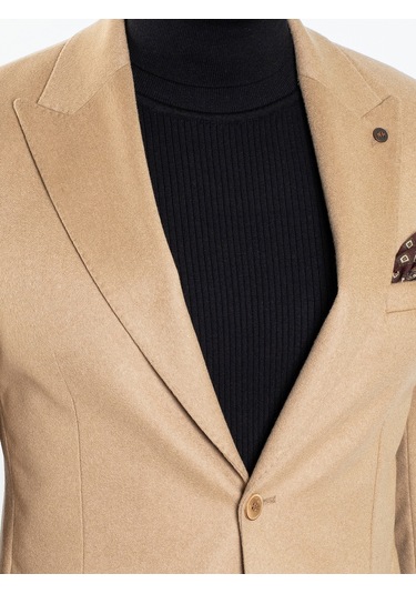 Karaca Erkek 6 Drop Ceket-camel 114302602-02-58 120321 CAMEL
