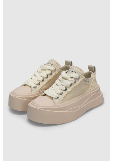 Lufian 121230027 Victoria Kadın Sneaker Ayakkabısı Beyaz Beyaz