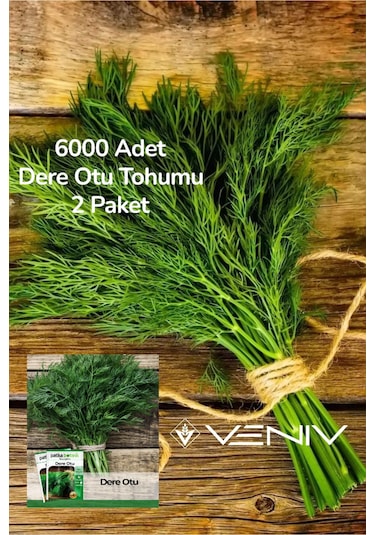 6000 Adet Dere Otu Tohumu 2 Paket