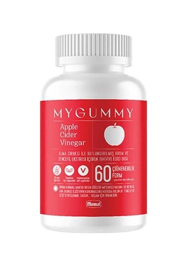 Mamsel Mygummy Apple Cider Vinegar 60 Çiğnenebilir Form