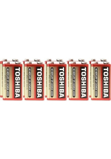 Toshiba 10 Adet 9 Volt Yassı Pil