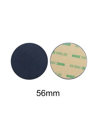 Goldenqian Jcd 10 Adet Siyah Manyetik Metal Plaka Araç Telefonu Tutucu Evrensel Sac Demir Disk Etiket Dağı Cep Telefonu Mıknatıs Standı 56mm 56mm