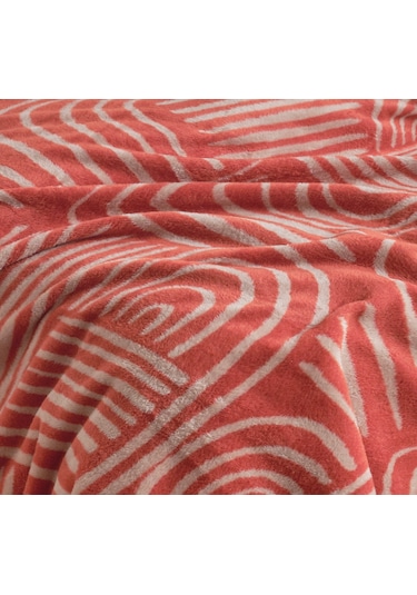 Pamela Çift Kişilik Battaniye 200x220 Cm Kiremit