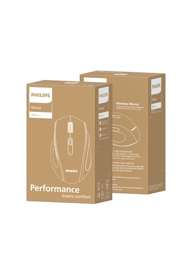 Philips SPK7547 Bluetooth Kablosuz Çift Modlu 4000DPI 7 Tuşlu Optik Mouse