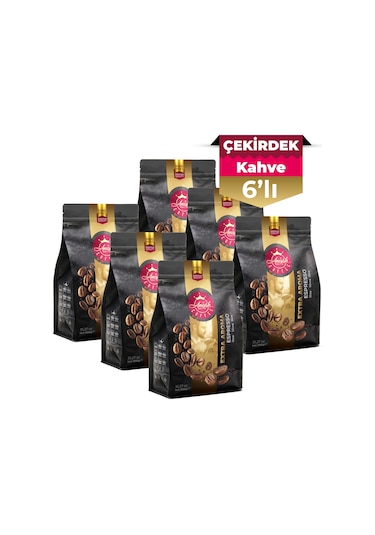 Anisah Extra Aroma Espresso Çekirdek Kahve 6 x 1 KG