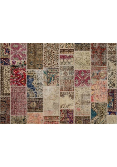 Eşsiz Güzelliğe Sahip Patchwork Halı 160 X 230 Cm 6268