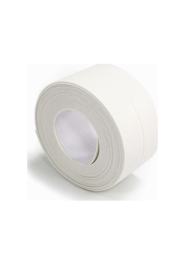 Novahub Beyaz 100/320 Cm Banyo Mutfak Kendinden Yapışkanlı Sızdırmazlık Bandı Duş Lavabo Banyo Şerit Su Geçirmez Duvar Mastikler 56690664 Beyaz