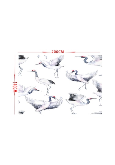 Suntek Tropikal Bitki Baskılı Masa Örtüsü Dikdörtgen-1