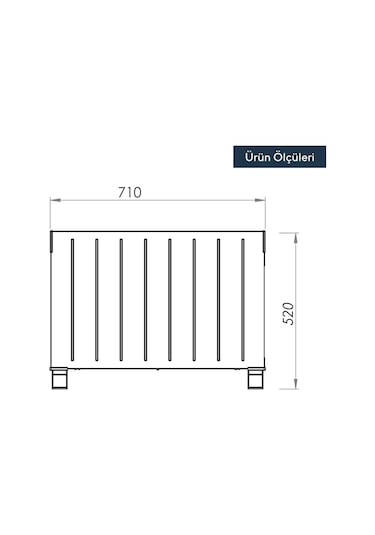 Luxell HC-2930 2000 W Köşeli Konvektör Isıtıcı