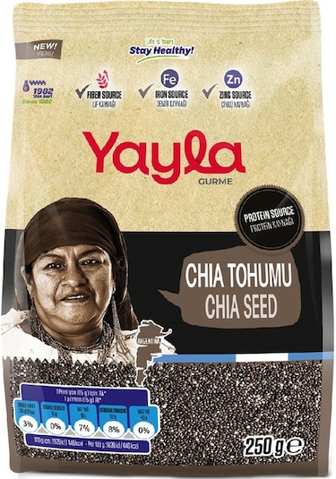 Yayla Gurme Chia Tohumu 250 Gr X 2 Adet