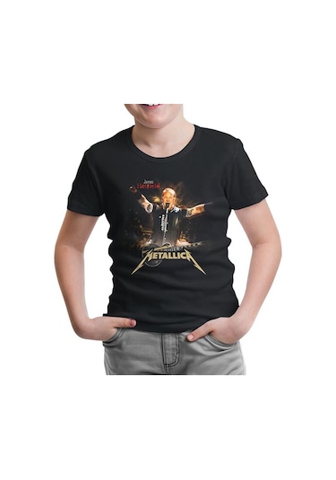 Lord Tshirt Metallica - James Concert Siyah Çocuk Tshirt