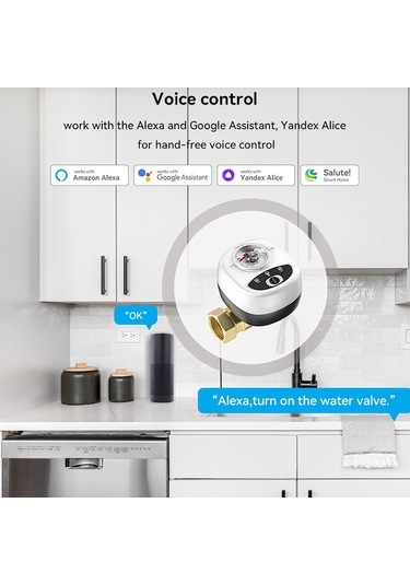 Tongxida Ewelink Zigbee Su Vanası Otomatik Anahtar Akıllı Küresel Vana Ip65 Kablosuz Uzaktan App Kontrolü - Renkli Zigbee